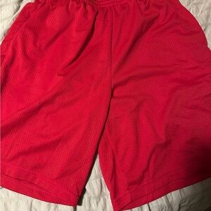 Red Men's Athletic Shorts